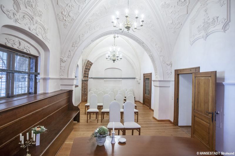 Großer Trauraum im Stralsunder Rathaus