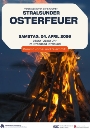 Plakat Osterfeuer 2026 Strandbad Stralsund