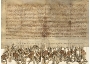 Sogenannter Friedens- und Privilegienvertrag Gegeben und geschrieben zu Stralsund des Tages nach Gottes Himmelfahrt am 24. Mai 1370