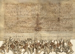 Sogenannter Friedens- und Privilegienvertrag Gegeben und geschrieben zu Stralsund des Tages nach Gottes Himmelfahrt am 24. Mai 1370